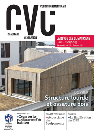 Revue CVC n°913 : ventilation, confort thermique et innovations pour un génie climatique performant.